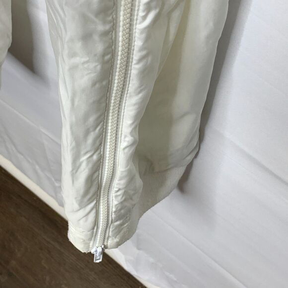 Mens Vintage 90s Nike‎ Swoosh Logo Windbreaker Track Pants White Semi-Opaque XXL - Picture 6 of 14